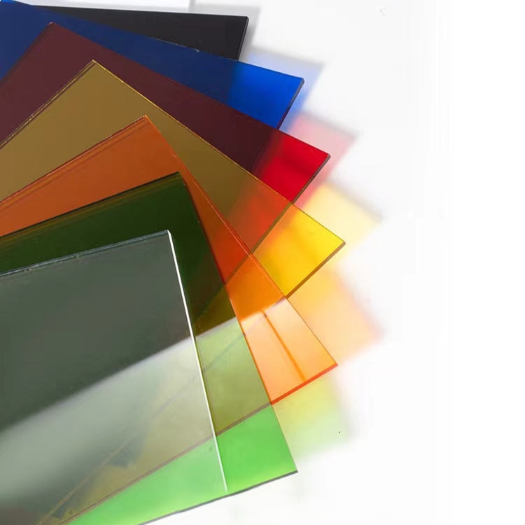 Folha de plexiglasse de plástico acrílico colorido para caixas de luz